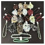 W - Large Lot of Czech Glass Beads Assorted Shapes and Colors