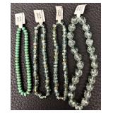 W - Large Lot of Czech Glass Beads Assorted Shapes and Colors