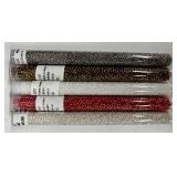 W - Lot of 30 CB Tubes with Assorted Glass Beads