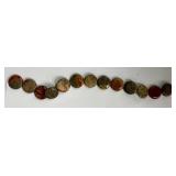 W - Set of Multi-Color Picasso Jasper Beads - Round, Oval, and Square Loose Beads