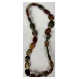 W - Set of Multi-Color Picasso Jasper Beads - Round, Oval, and Square Loose Beads