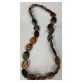W - Set of Multi-Color Picasso Jasper Beads - Round, Oval, and Square Loose Beads