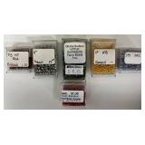 W - Collection of CB Tubes with Assorted Glass Beads