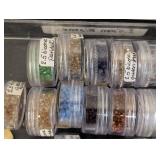 Swarovski Crystal Beads Assortment - 2.5mm to 8mm in Clear Jars & Tins