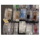 Swarovski Crystal Beads Assortment - 2.5mm to 8mm in Clear Jars & Tins