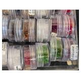 Swarovski Crystal Beads Assortment - 2.5mm to 8mm in Clear Jars & Tins