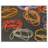 Czech Glass Seed Bead Strands - 25+ Assorted Colors