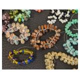 43 Czech Glass Teardrop Bead Strands