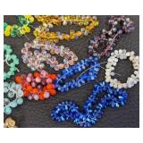 43 Czech Glass Teardrop Bead Strands