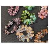 43 Czech Glass Teardrop Bead Strands
