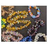 43 Czech Glass Teardrop Bead Strands