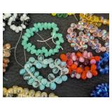 43 Czech Glass Teardrop Bead Strands