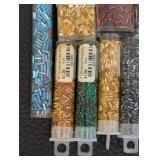 Toho #1 Bugle Beads 3mm Color Mix - 25-Pack Lot