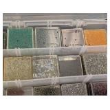 Bead Storage Organizer Boxes With Assorted Beads - Jewelry Making Supplies
