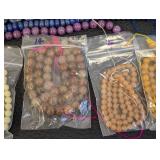 Stone Bead Strands - 22 Assorted Colors