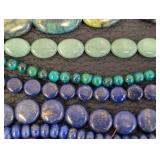 Stone Bead Strands - 22 Assorted Colors