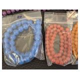 Stone Bead Strands - 22 Assorted Colors