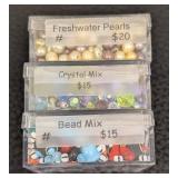 Simpson Studios Pearl & Crystal Beads - Freshwater Pearls & Crystal Mix, 9 Containers