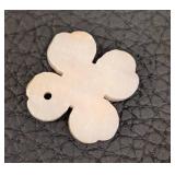 Eight Unique Stone Bead Pendants - Assorted Floral, Heart & Carved Shapes (Largest 2x2)