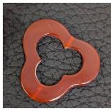 Eight Unique Stone Bead Pendants - Assorted Floral, Heart & Carved Shapes (Largest 2x2)