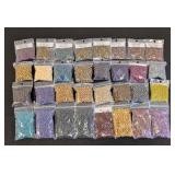 The Bead Monkey Round Beads - 32-Pack Assorted Colors