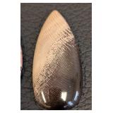 8-Piece Natural Stone Cabochons - Assorted Shapes, Largest 2.5 x 1.75 in