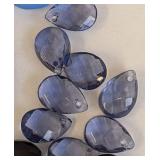 Crystal Cabochons & Beads - Drilled Crystals Assortment (Largest 25mm)