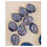 Crystal Cabochons & Beads - Drilled Crystals Assortment (Largest 25mm)