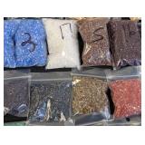 DB502C Hex Beads Lot - 30 Packs + Strands, Assorted Colors (DB501 Included)