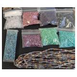 DB502C Hex Beads Lot - 30 Packs + Strands, Assorted Colors (DB501 Included)