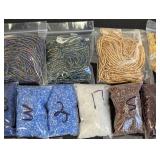 DB502C Hex Beads Lot - 30 Packs + Strands, Assorted Colors (DB501 Included)