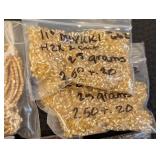 DB502C Hex Beads Lot - 30 Packs + Strands, Assorted Colors (DB501 Included)