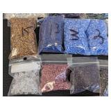 DB502C Hex Beads Lot - 30 Packs + Strands, Assorted Colors (DB501 Included)