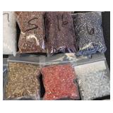 DB502C Hex Beads Lot - 30 Packs + Strands, Assorted Colors (DB501 Included)