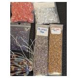 DB502C Hex Beads Lot - 30 Packs + Strands, Assorted Colors (DB501 Included)