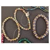 29 Faceted Czech Glass Bead Strands, AB Finish - Multi-Color