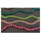 29 Faceted Czech Glass Bead Strands, AB Finish - Multi-Color