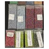 Seed Beads - 33 Tubes - TOHO Treasures - Assorted Colors