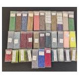Seed Beads - 33 Tubes - TOHO Treasures - Assorted Colors