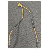 Beaded Jewelry Set - Necklace 16-inch Mosaic Pendant, Bracelets & Earrings