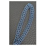 Beaded Jewelry Set - Necklace 16-inch Mosaic Pendant, Bracelets & Earrings