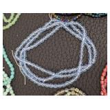 Bead Strands - Lot of 40 Faceted Bead Strands, Assorted Colors