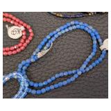 Bead Strands - Lot of 40 Faceted Bead Strands, Assorted Colors