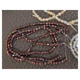 Bead Strands - Lot of 40 Faceted Bead Strands, Assorted Colors