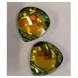 Swarovski Art 4675 Sahara UNF 23mm Crystal - Assorted AB Gems Lot