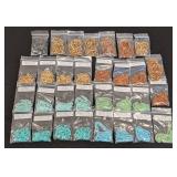 Christie Marie Beads 3x5mm Pillow Beads (100) - 31 Packs, Assorted Colors