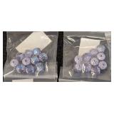 Beads - 34 Packs Assorted Bead Shapes (Loose & Strand) Multi-Color Craft Set