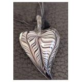 Black & White Art Glass Pendants & Beads