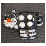 Black & White Art Glass Pendants & Beads