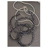 Stone Bead Strands - 23-Strand Lot of Mixed Natural Beads for Jewelry Making